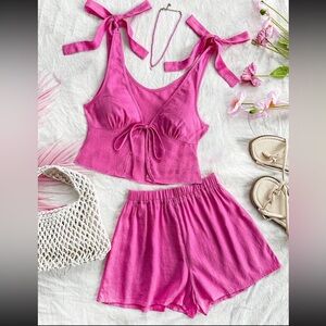 Pink Two-Piece Set